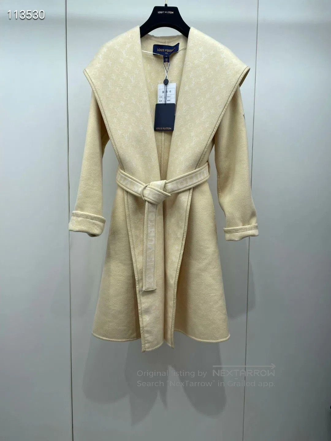 Louis Vuitton LV Monogram Robe Coat. Size XXS / US 00 / IT 34 - 1 Thumbnail
