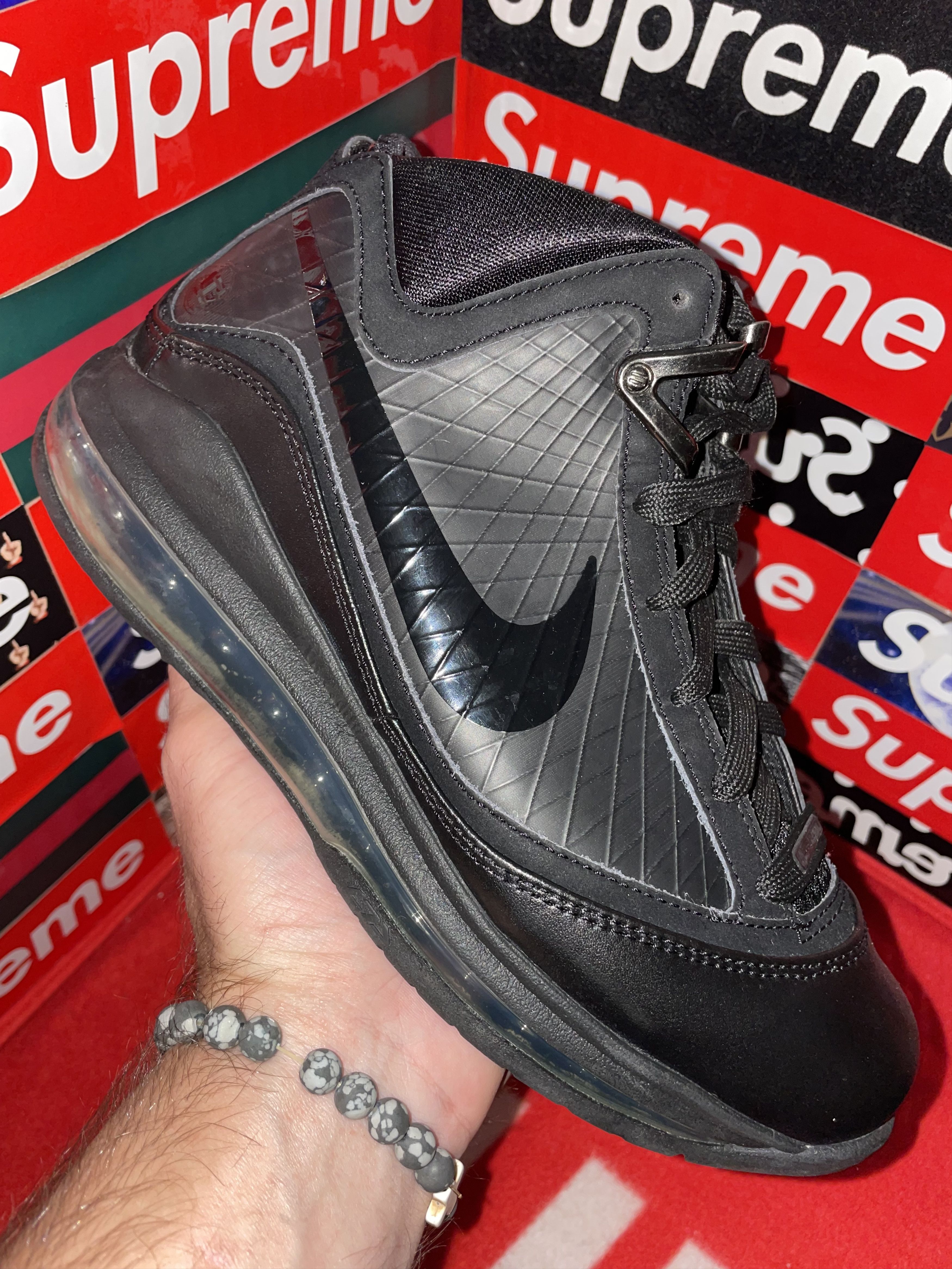 Nike Nike Air Max Lebron 7 GS 'Phantom' 375793-001 size 5.5y Size US 5.5 / EU 38 - 8 Thumbnail