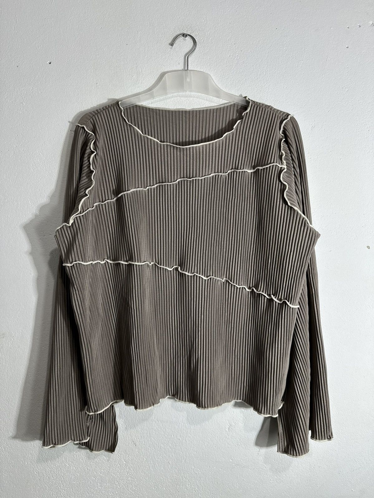 Japanese Brand 2000s UNDEFINED PLEATS LUTIQUE ISSEY MIYAKE YOHJI STYLE Size L / US 10 / IT 46 - 2 Thumbnail