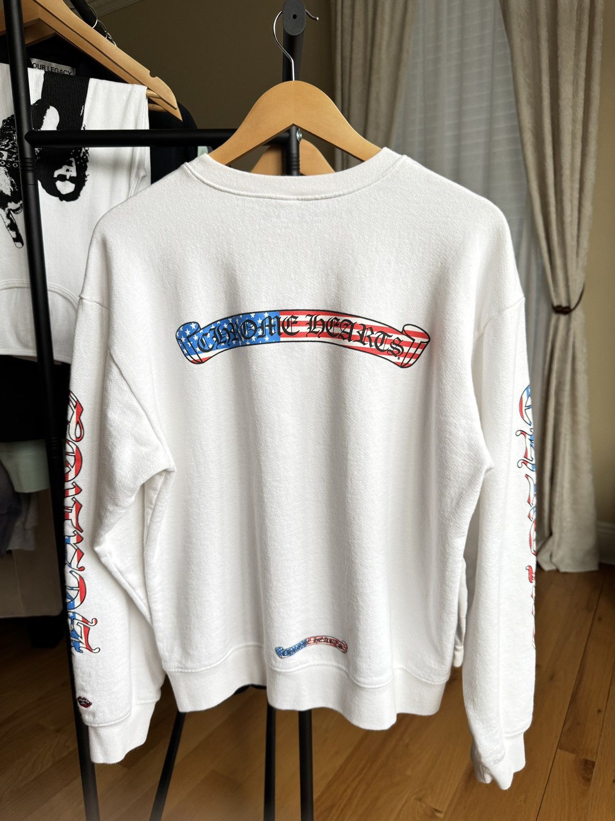 Chrome Hearts Mattyboy American Flag Crewneck
