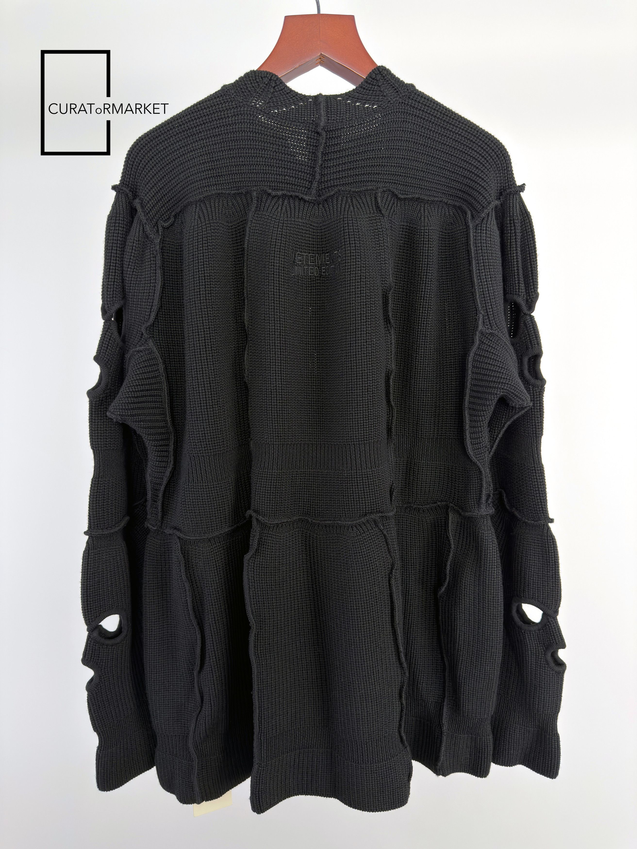 Vetements S Wool Multi Stitch Ski Mask Shiesty Balaclava Sweater FW25 Size US S / EU 44-46 / 1 - 5 Thumbnail