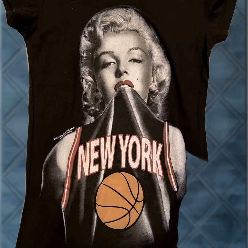 Palladium VINTAGE PALLADIUM ENTERTAINMENT 1989 MARILYN MONROE NY KNICKS Tank Top Small Womens Size S / US 4 / IT 40 - 1 Thumbnail