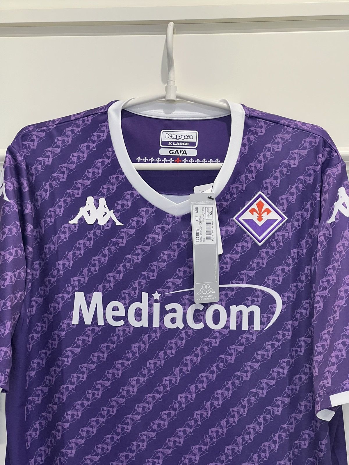Kappa Fiorentina kappa Jersey soccer italian soccer Calcio Size US XL / EU 56 / 4 - 3 Thumbnail