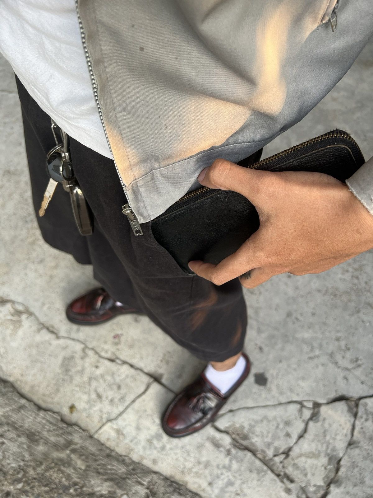 Comme des Garcons Vintage 90s Comme des Garcons Tricot Leather Wallet Size ONE SIZE - 4 Thumbnail