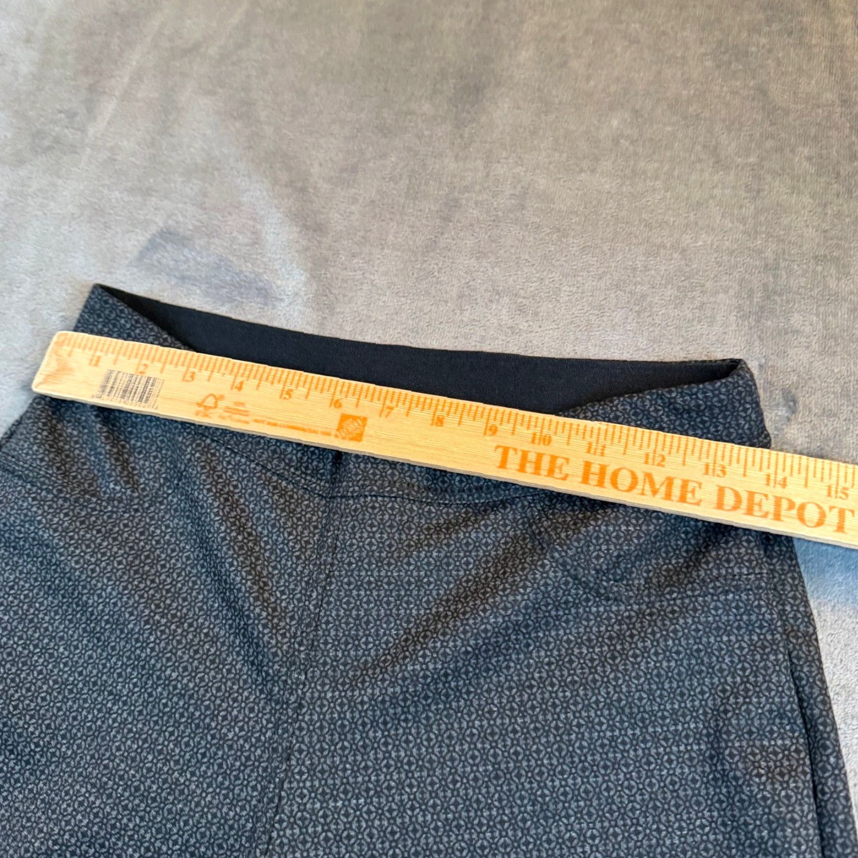 Vintage Max Studio Geometric Print Ponte Leggings Pants Gray Black Womens Medium 27x29" Size 32" / US 10 / IT 46 - 5 Thumbnail