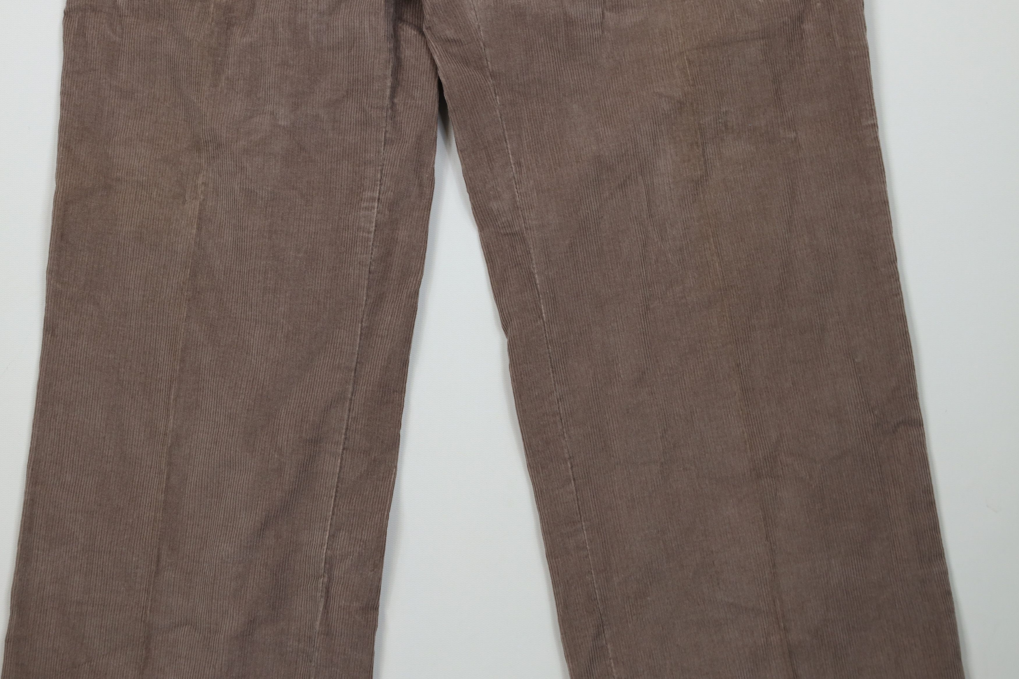 Vintage Vintage 90s Streetwear Wide Leg Corduroy Chino Pants Gray Size US 32 / EU 48 - 3 Thumbnail