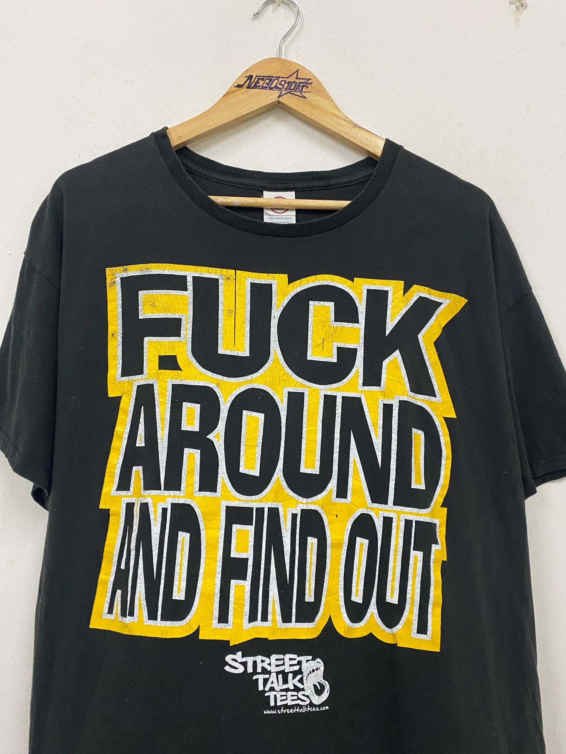Vintage VTG 90s STREETWEAR Street Talk Tees wording tees Size US XL / EU 56 / 4 - 3 Thumbnail