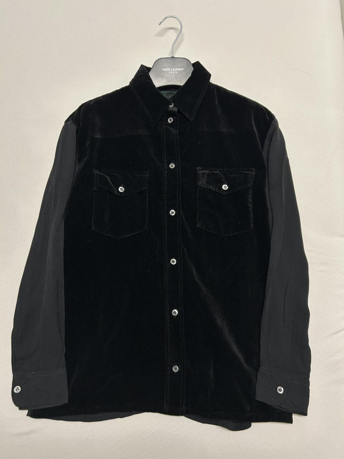 Jean Paul Gaultier 1990s Velvet Western Shirt Size US S / EU 44-46 / 1 - 3 Thumbnail