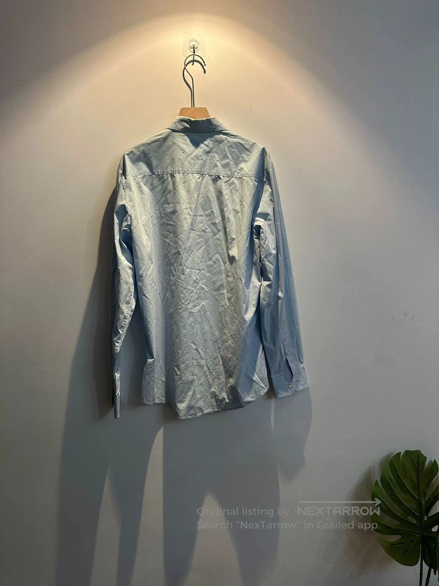 Maison Margiela Maison Margiela Blue Relaxed Fit Shirt. Size US S / EU 44-46 / 1 - 2 Thumbnail