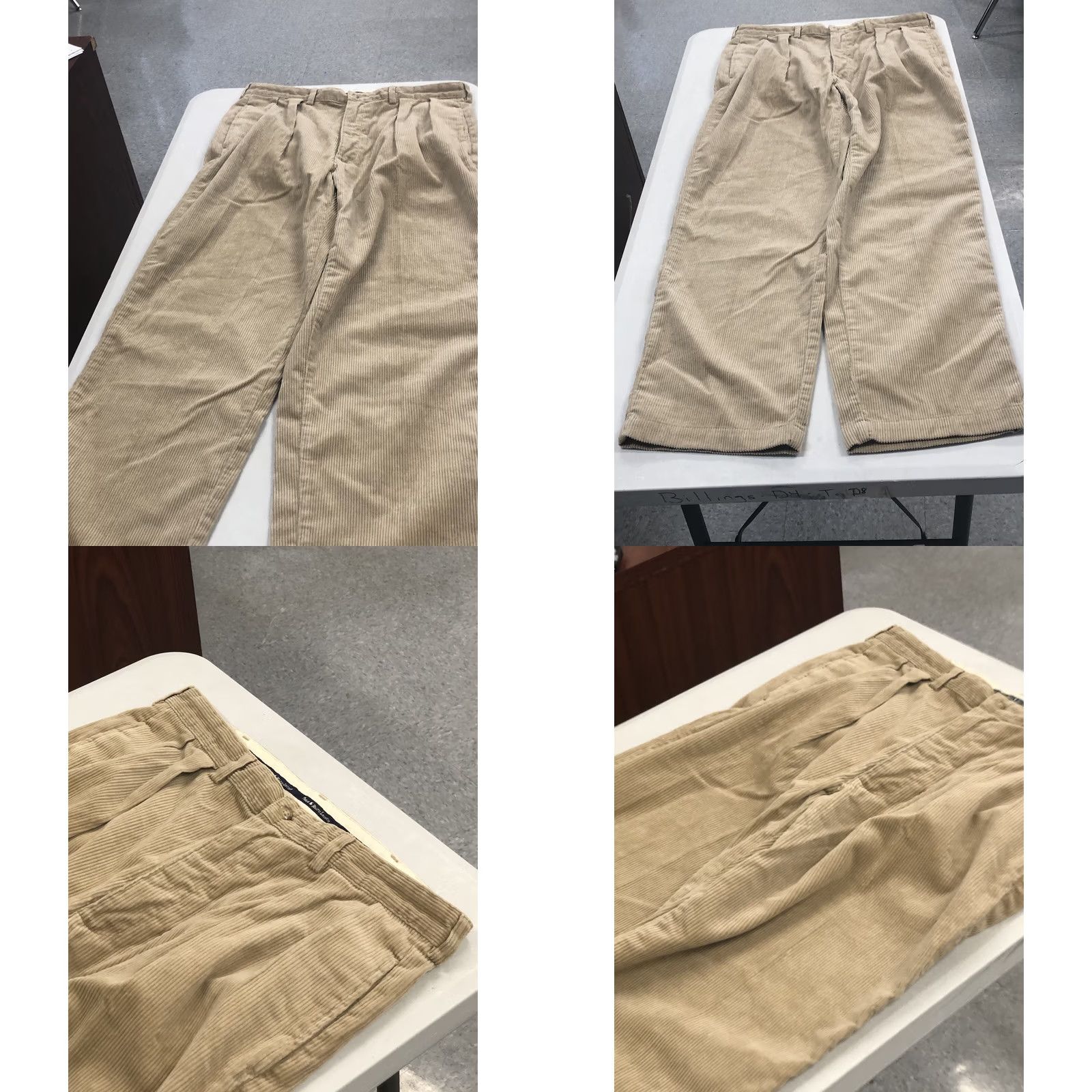 Polo Ralph Lauren VINTAGE 90s Polo Ralph Lauren Mens Pants Brown 35x31.5 Wide Wale Corduroy EUC Size US S / EU 44-46 / 1 - 9 Thumbnail