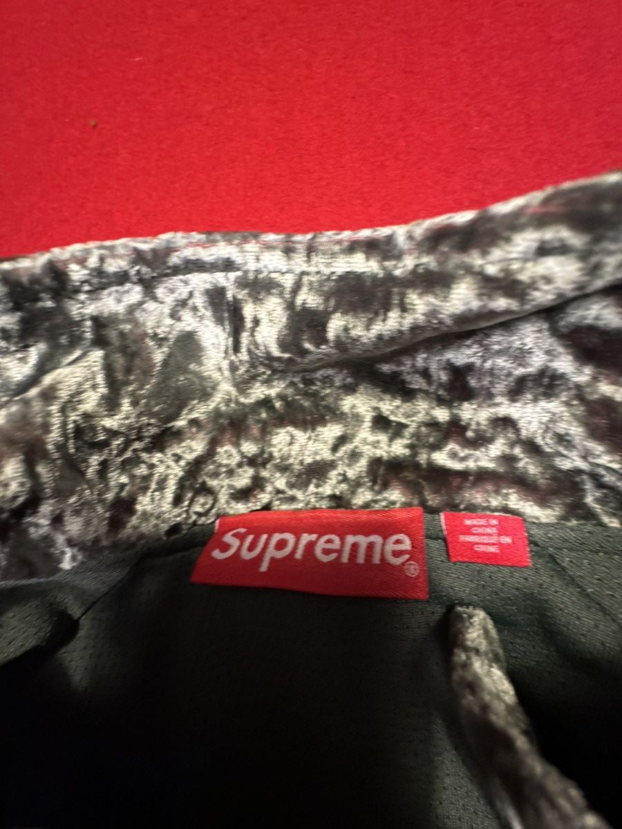Supreme Crushed Velvet Track Jacket