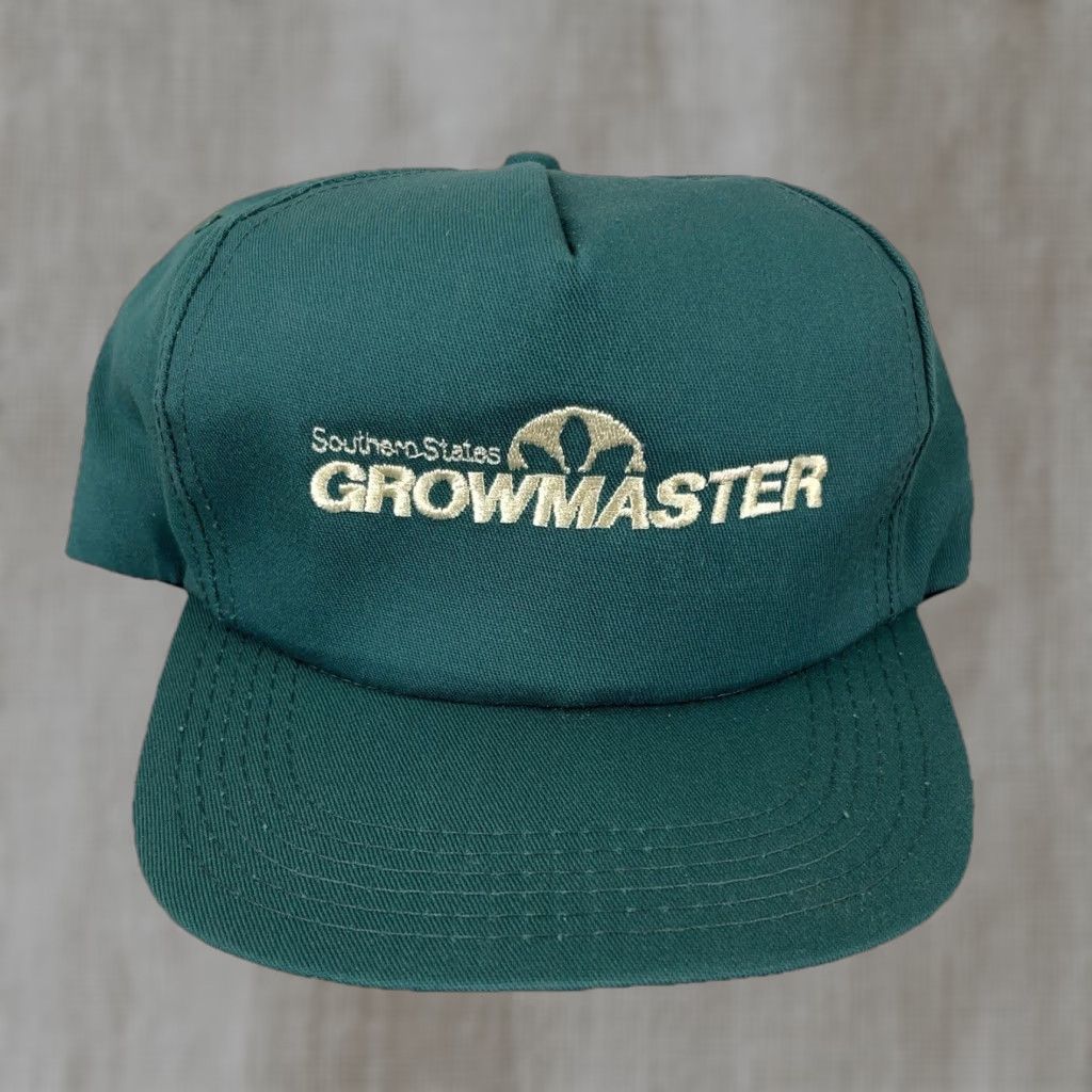 Vintage VINTAGE Southern States Trucker Hat Cap Snapback USA Grow Master Seed Farm 80s 90s Green Mens One Size Adjustable Twill Cotton Hoodie? Size ONE SIZE - 1 Thumbnail