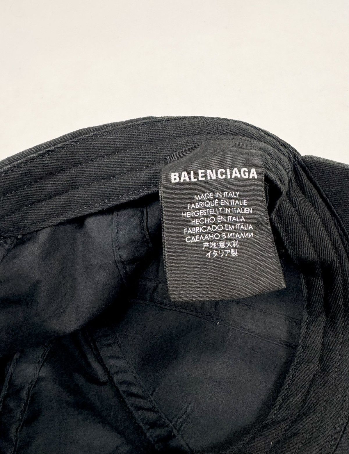 Balenciaga FW19 Balenciaga ‘Gold Signature’ Embroidery Cap Size ONE SIZE - 5 Thumbnail