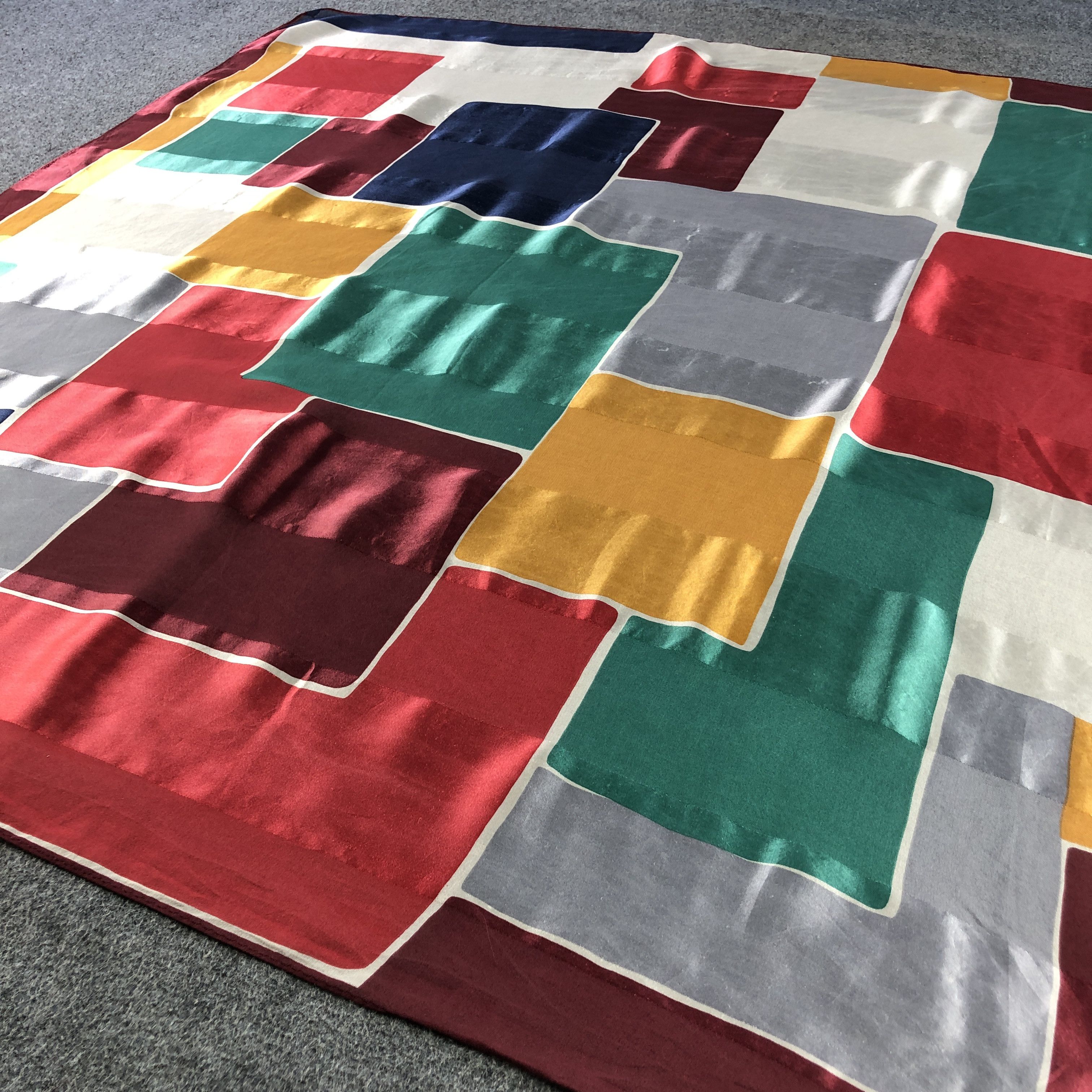 Charles Jourdan Charles Jourdan Abstract Silk Scarf M1115 Size ONE SIZE - 3 Thumbnail