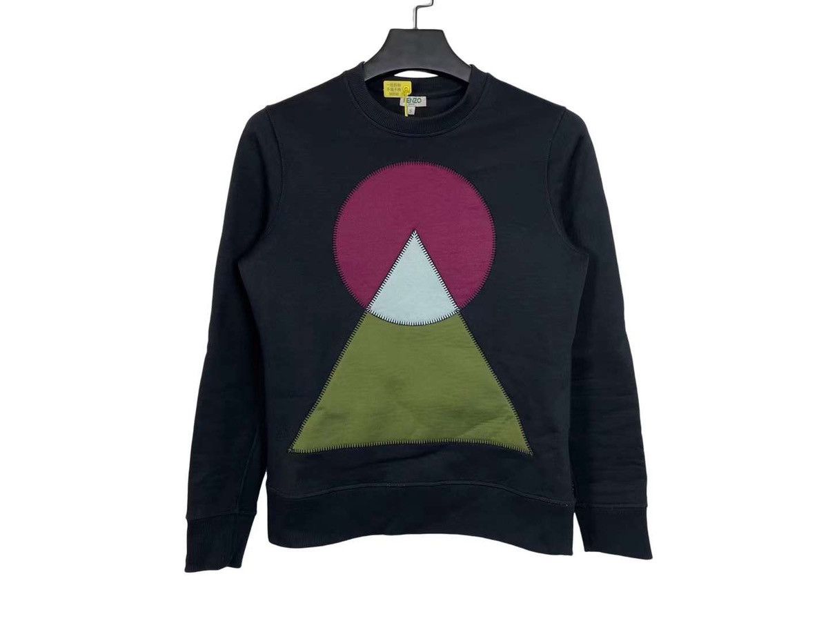 Kenzo Kenzo Pattern Logo Crewneck Size US S / EU 44-46 / 1 - 1 Thumbnail