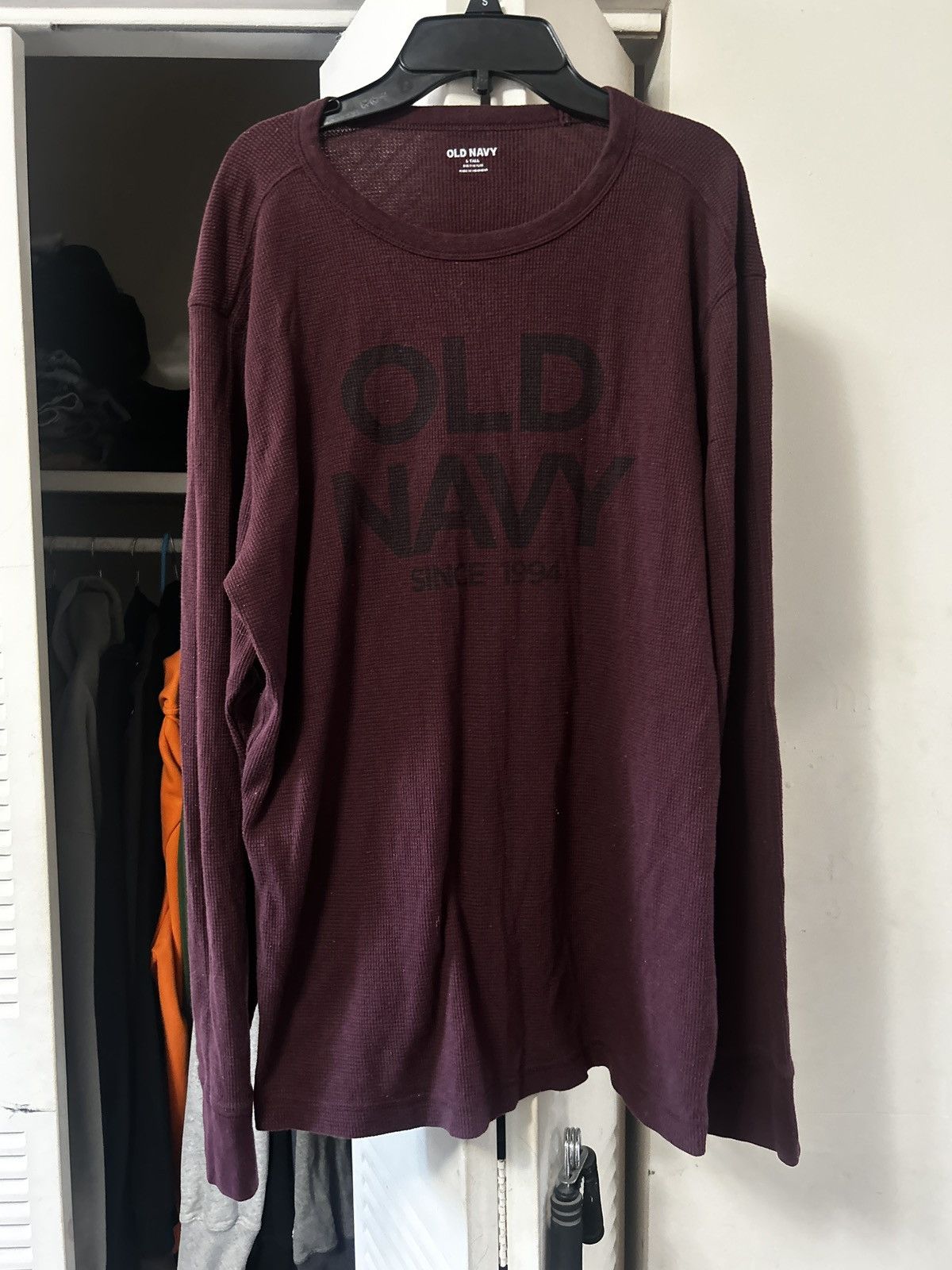 Old Navy BURGUNDY OLD NAVY THERMAL Size US M / EU 48-50 / 2 - 1 Thumbnail