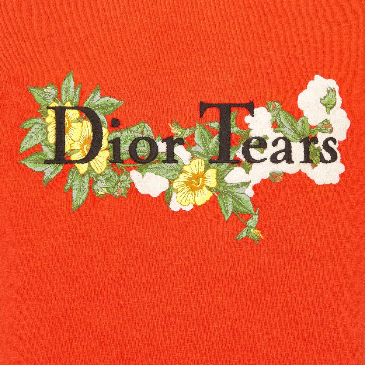 Dior o1bcso1str0225 Relaxed-Fit DIOR TEARS T-Shirt in Red Size US M / EU 48-50 / 2 - 3 Thumbnail