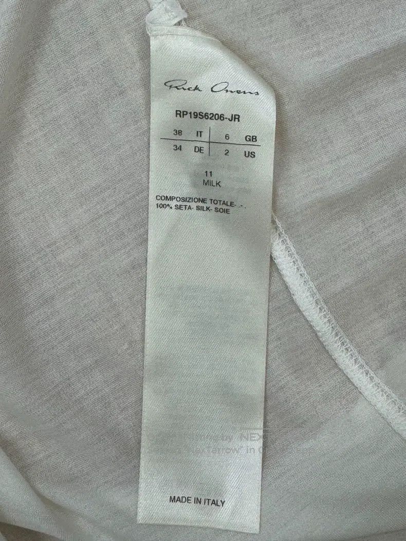 Rick Owens Rick Owens White short sleeves Size XS / US 0-2 / IT 36-38 - 6 Thumbnail