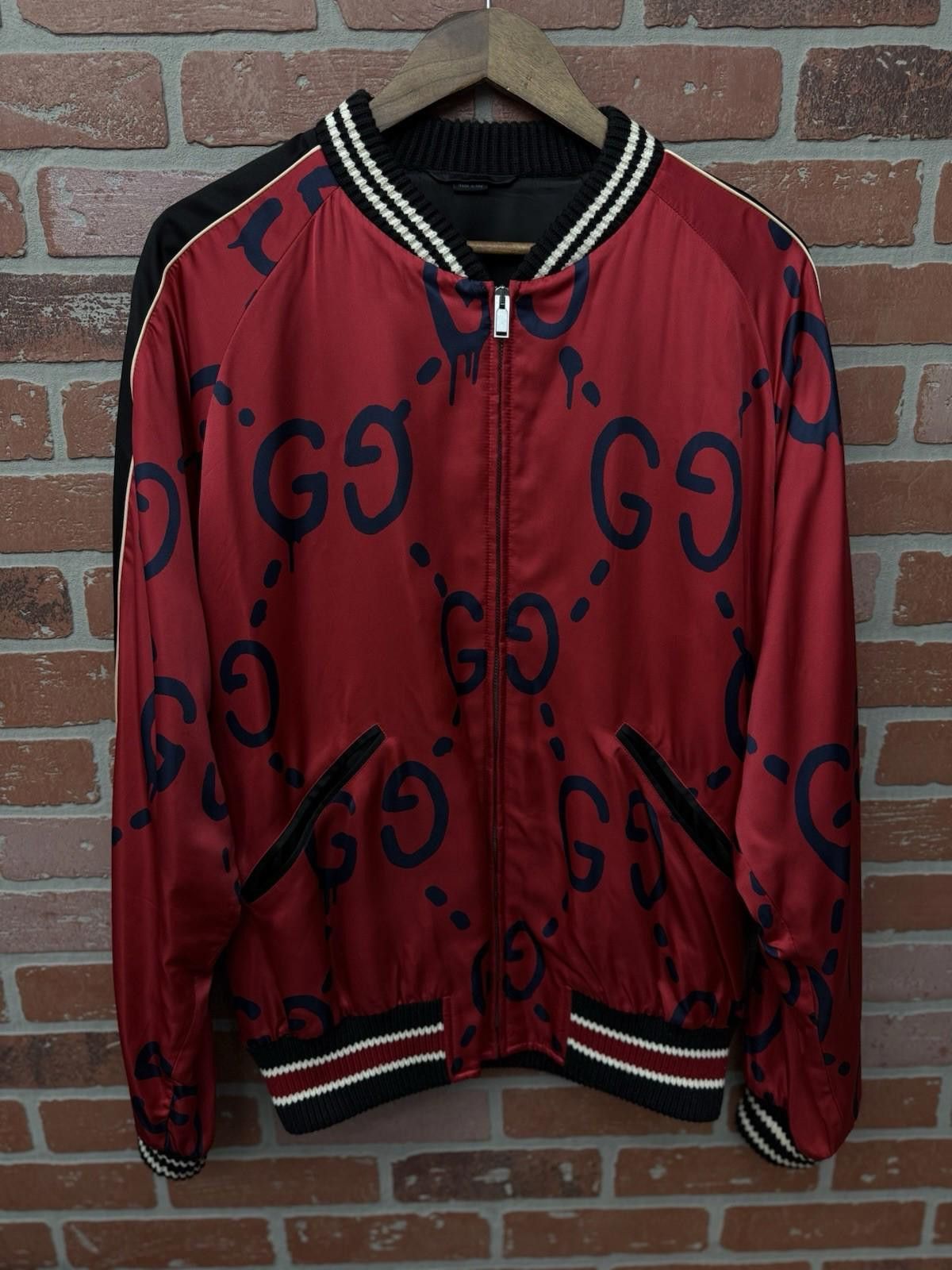 Gucci GUCCI Red Ghost Bomber Jacket “Limited ” Size (52) $2,000 Size US M / EU 48-50 / 2 - 1 Thumbnail