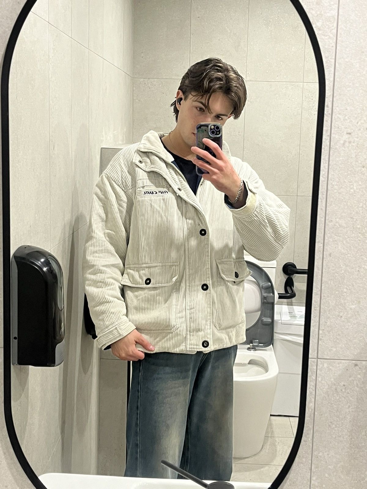 Rip Curl × Ripcurl Vintage 90’s Rip Curl reversible corduroy jacket cream Size US S / EU 44-46 / 1 - 8 Thumbnail