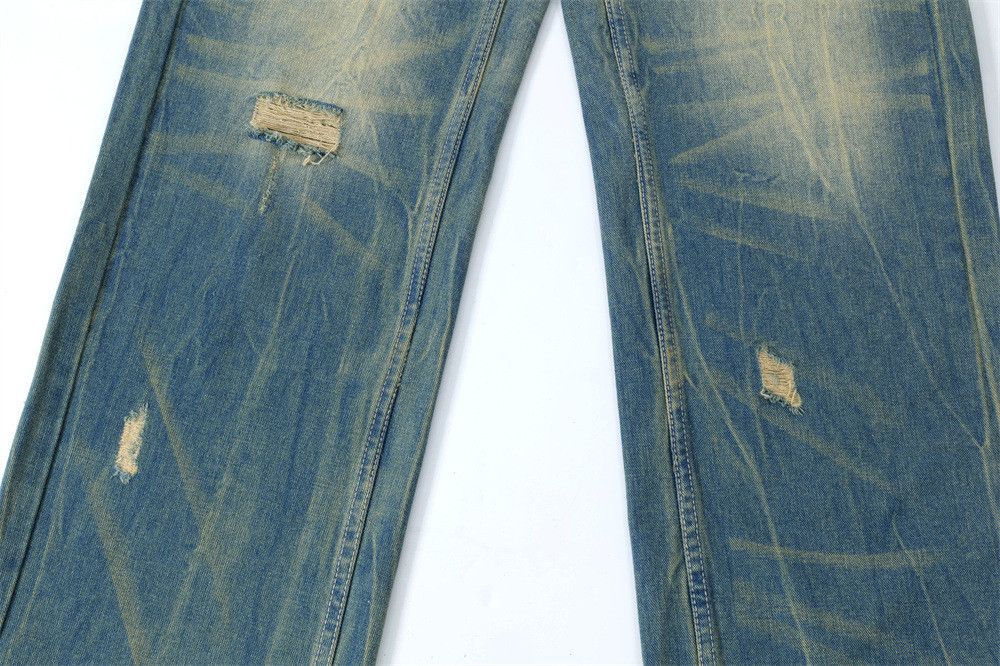 Japanese Brand × Jean Men's punk trend tie-dyed washed distressed jeans Size US 32 / EU 48 - 5 Thumbnail