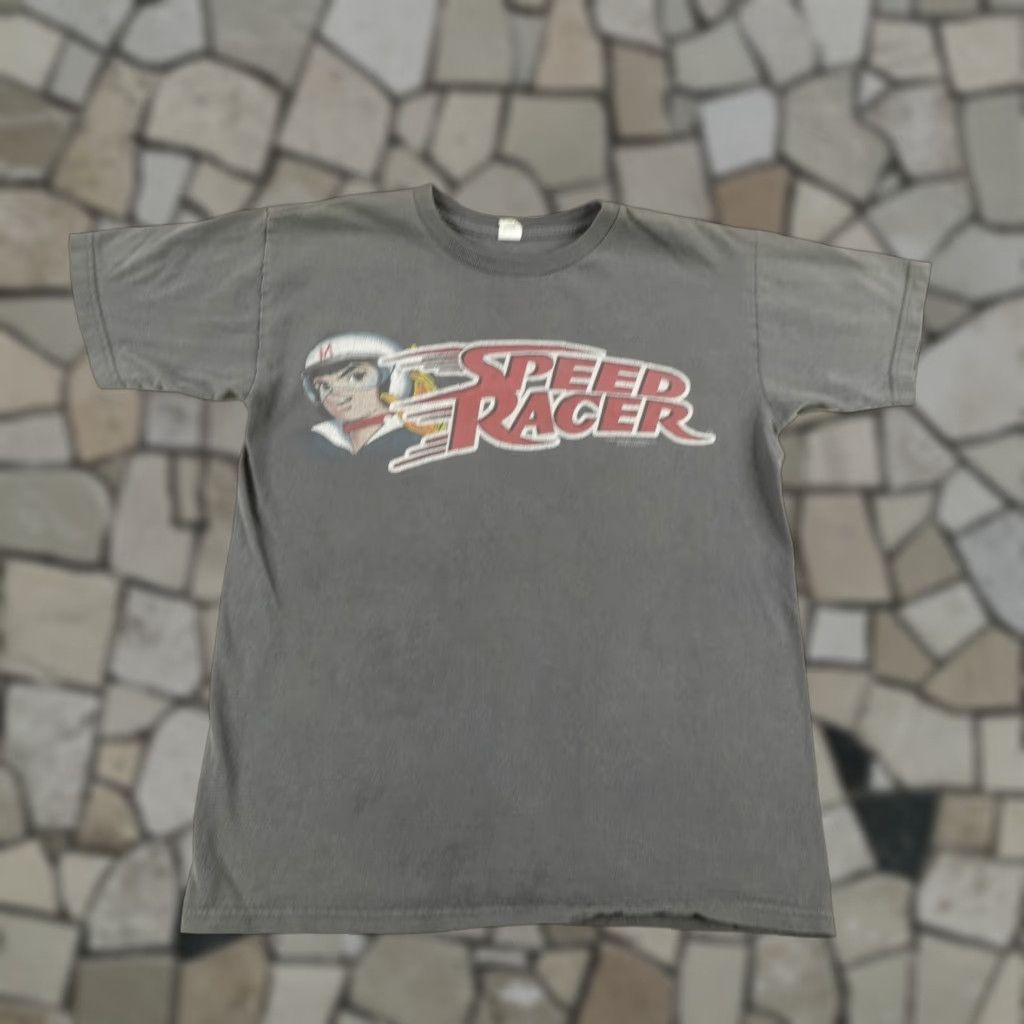 Speedo VINTAGE Speed Racer Shirt Mens Small Graphic Print Anime Racing Go Mifune 2008 Cotton T-Shirt Size US S / EU 44-46 / 1 - 1 Thumbnail
