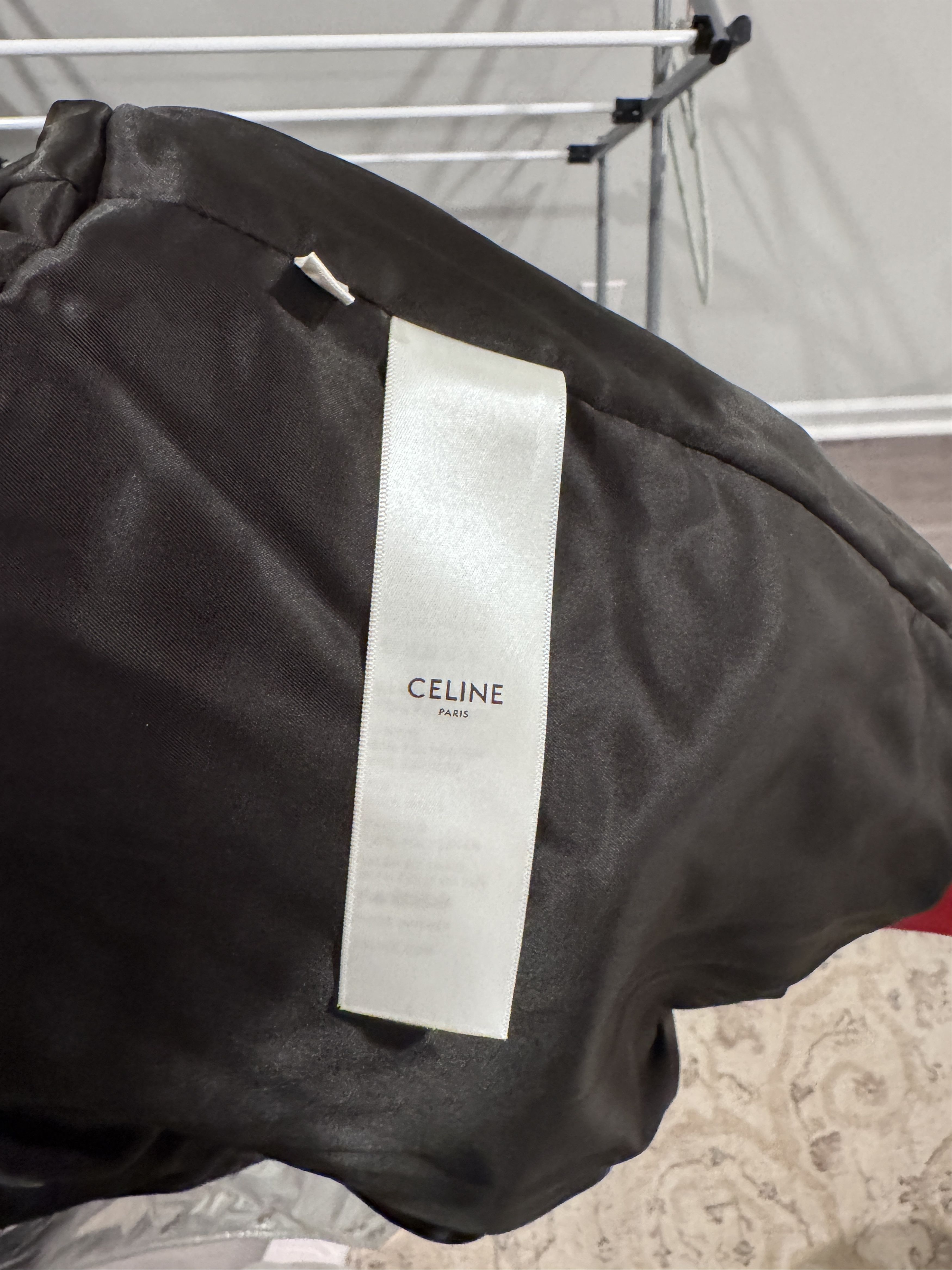 Celine CELINE Metallic Silver Varsity Bomber - Size 54 Size US L / EU 52-54 / 3 - 5 Thumbnail