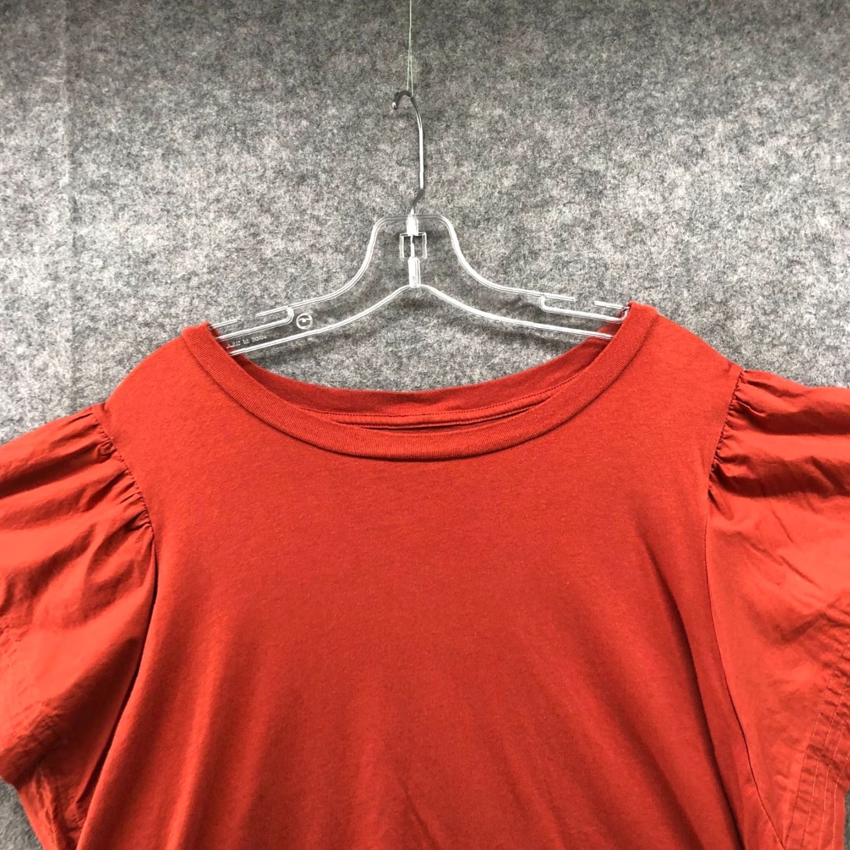 Old Navy VINTAGE Old Navy T-Shirt Womens 2XL Crewneck Flutter Short Sleeve Cotton Orange Classic Size XXL / US 16-18 / IT 52-54 - 3 Thumbnail