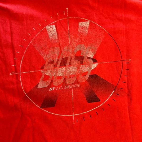 Designer VTG Y2K Boss by IG Design - Car Racing Stripe Tee -L Size US L / EU 52-54 / 3 - 4 Thumbnail