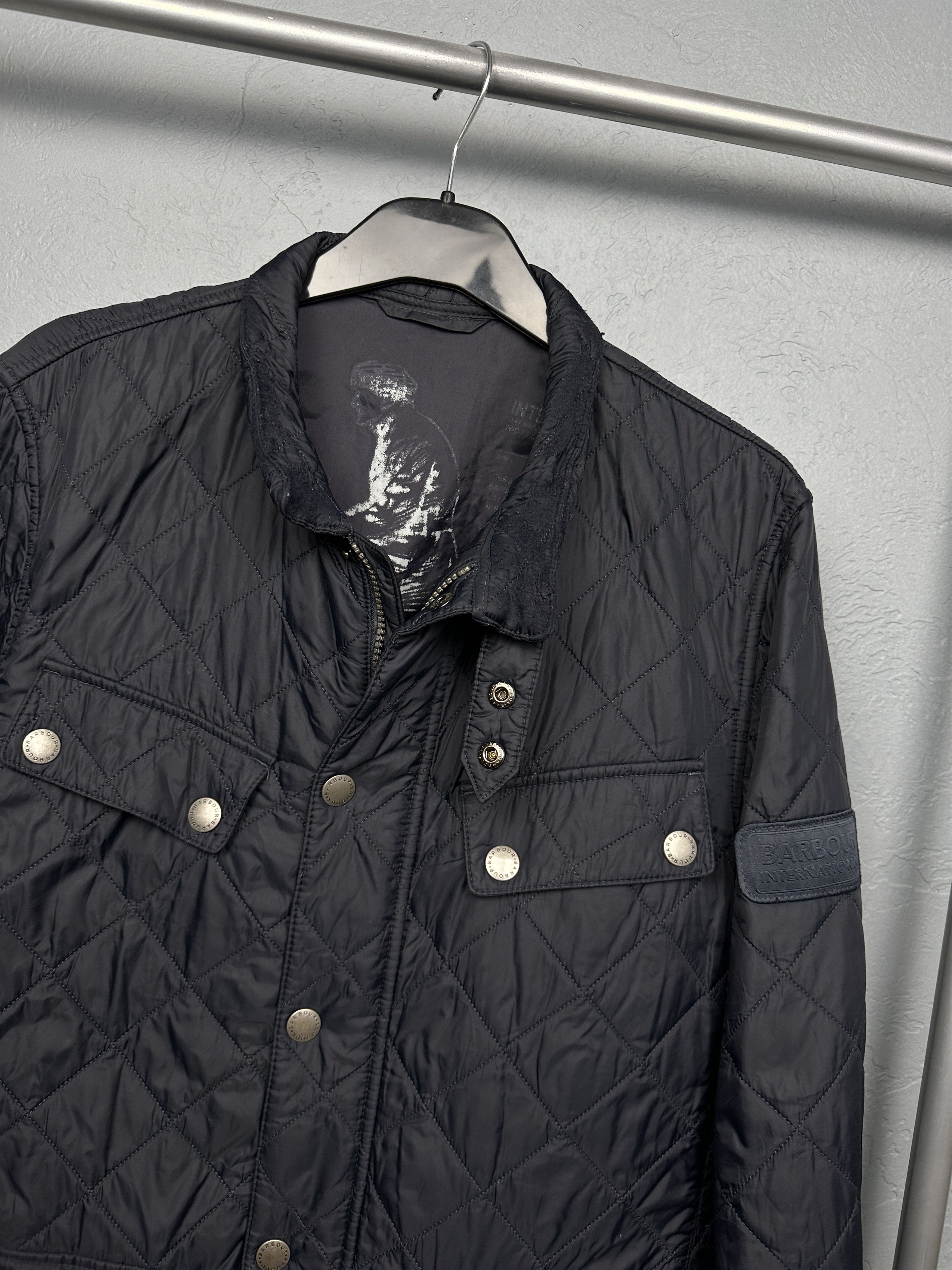 Barbour Barbour International Ariel Mens Quilted Jacket Size US L / EU 52-54 / 3 - 4 Thumbnail