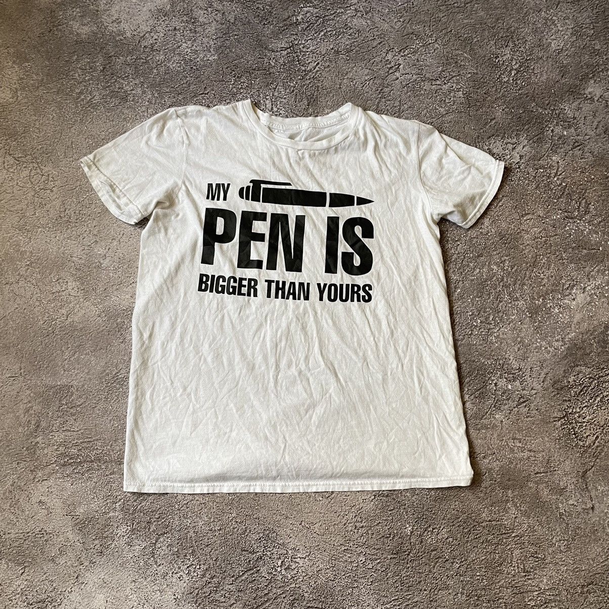 Vintage Vintage Y2K Graphic Tee Funny Print Streetwear Skate Baggy M Size US M / EU 48-50 / 2 - 3 Thumbnail