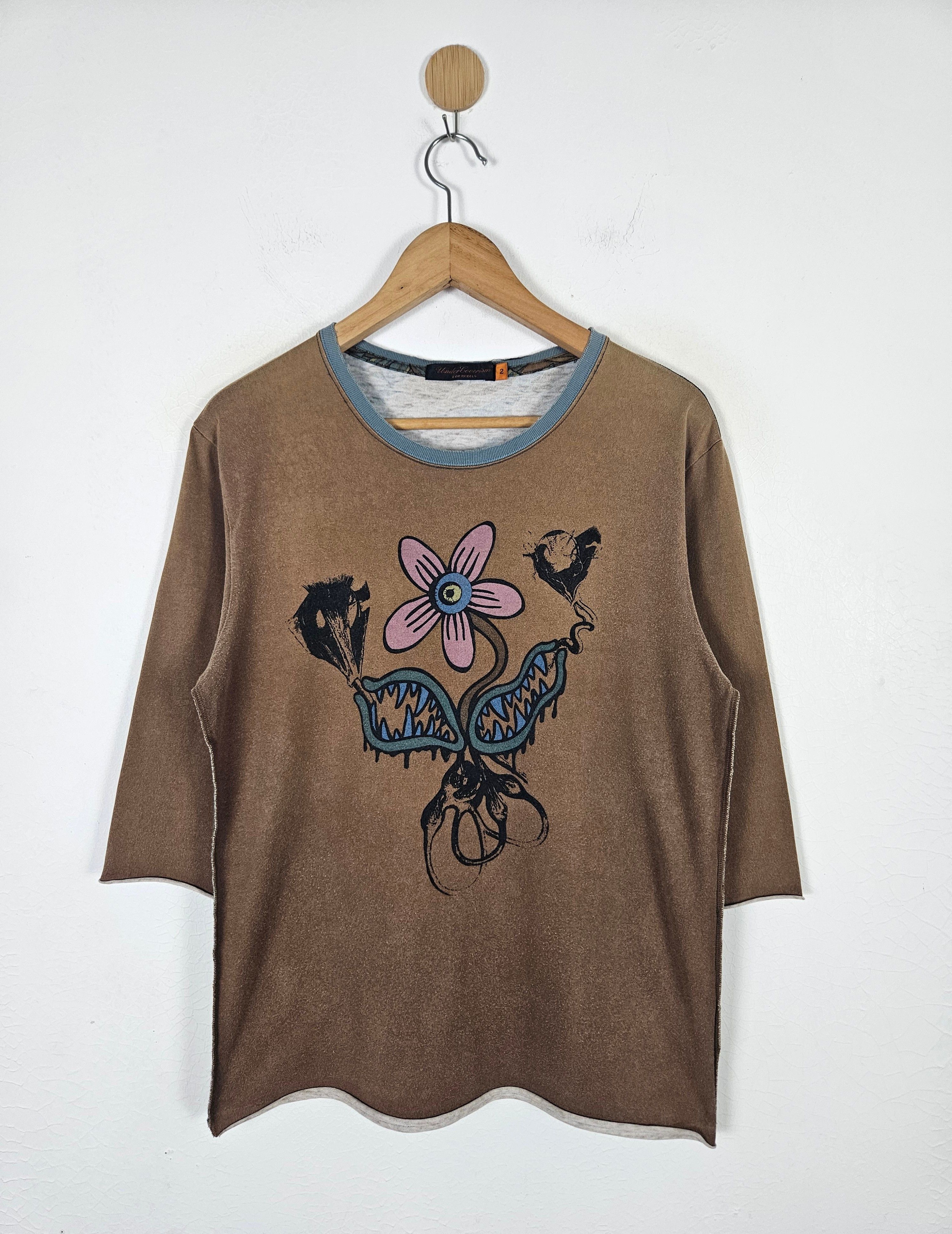 Japanese Brand Undercover Undercoverism For Rebel Wild flower shirt Size US M / EU 48-50 / 2 - 1 Thumbnail