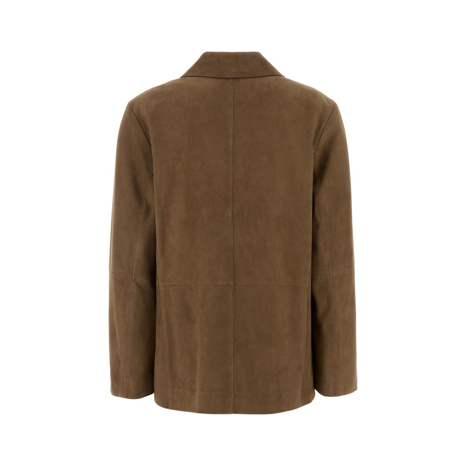 Max Mara MAX MARA Anfora Brown Biscuit Suede Blazer Jacket New & Auth Size S / US 4 / IT 40 - 2 Thumbnail