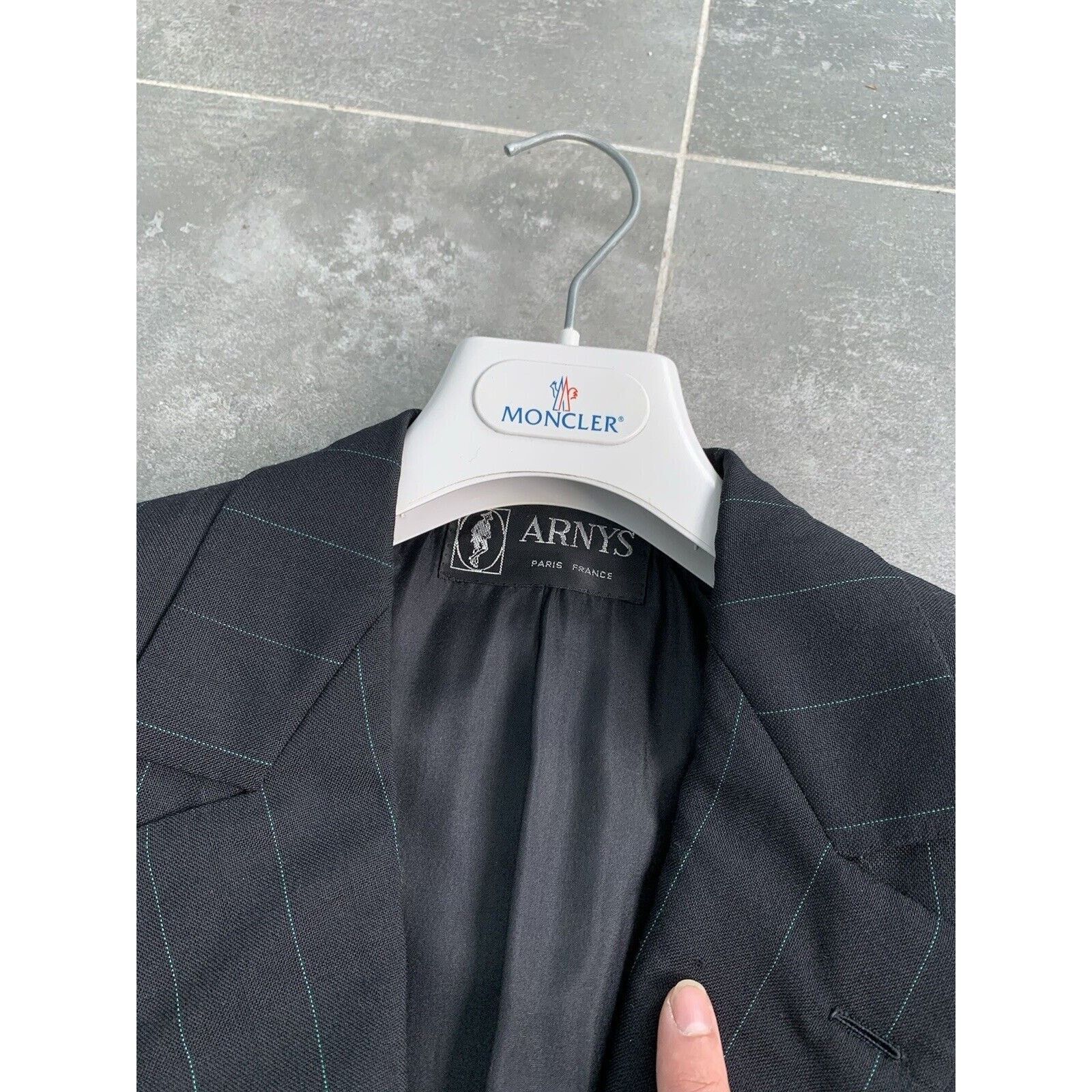 Designer ARNYS PARIS Bespoke Suit Blazer Trousers EU 50 UK 40 Short Size 50S - 24 Thumbnail