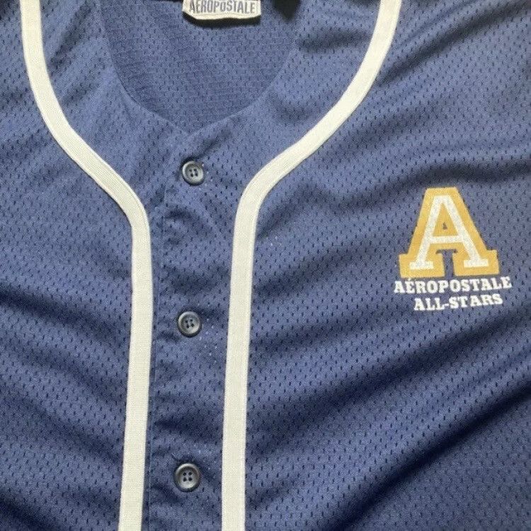 Aeropostale × Vintage Y2K Vintage Aeropostale Bulldogs Streewear Baseball Jersey Size US XL / EU 56 / 4 - 3 Thumbnail