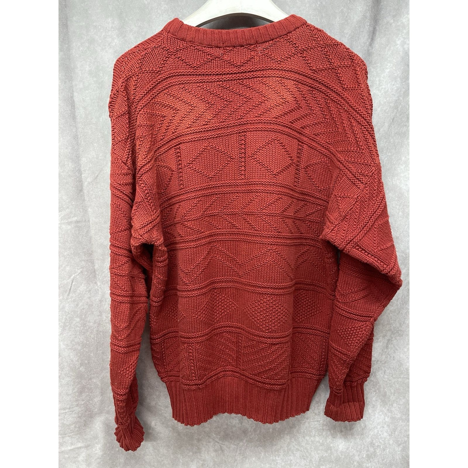 Other Vintage Christopher Hayes Sweater Mens Large Red Fair Isle W Size US L / EU 52-54 / 3 - 7 Thumbnail
