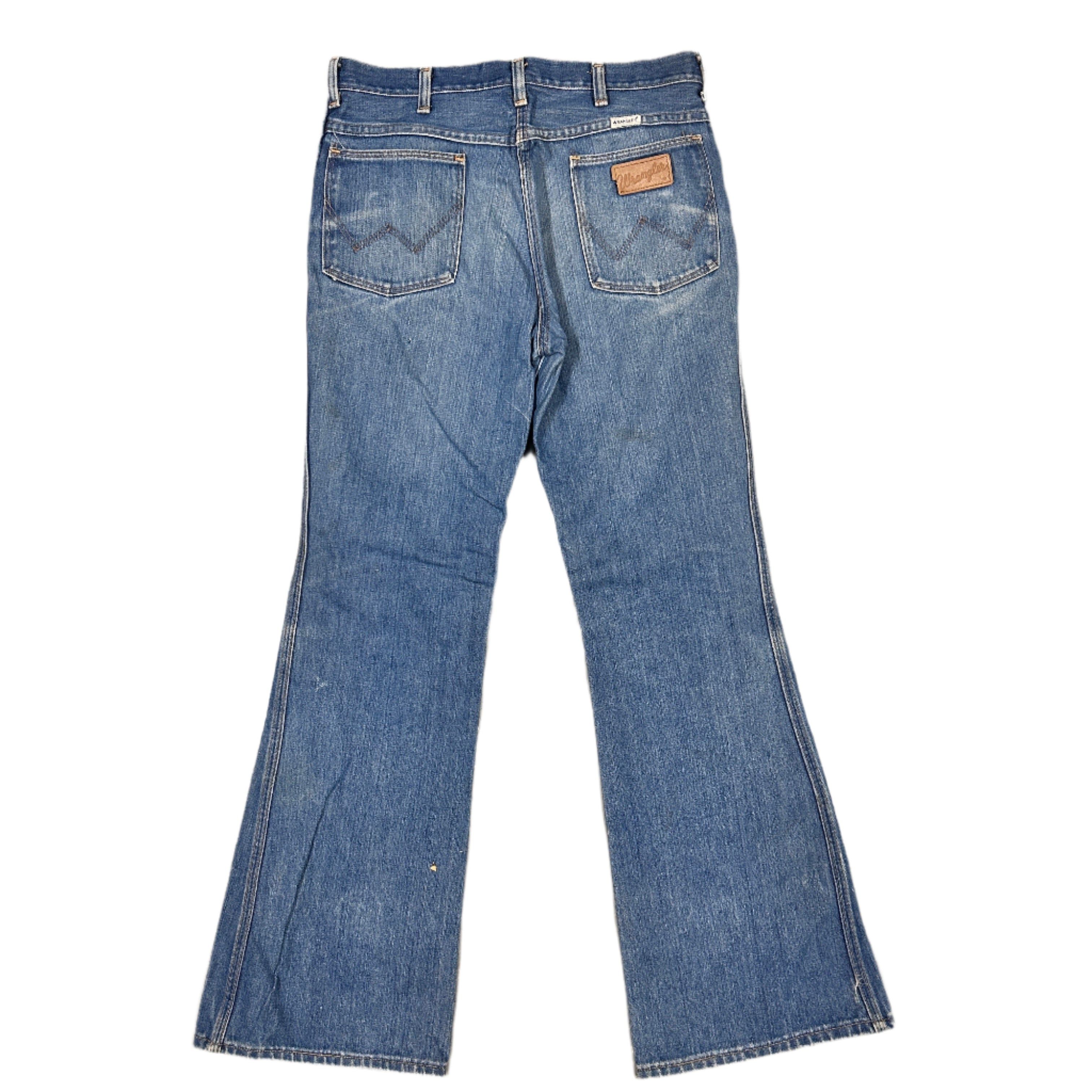 Other 70s Wrangler Flared Jeans Made in USA Talon Zipper Size US 32 / EU 48 - 2 Thumbnail