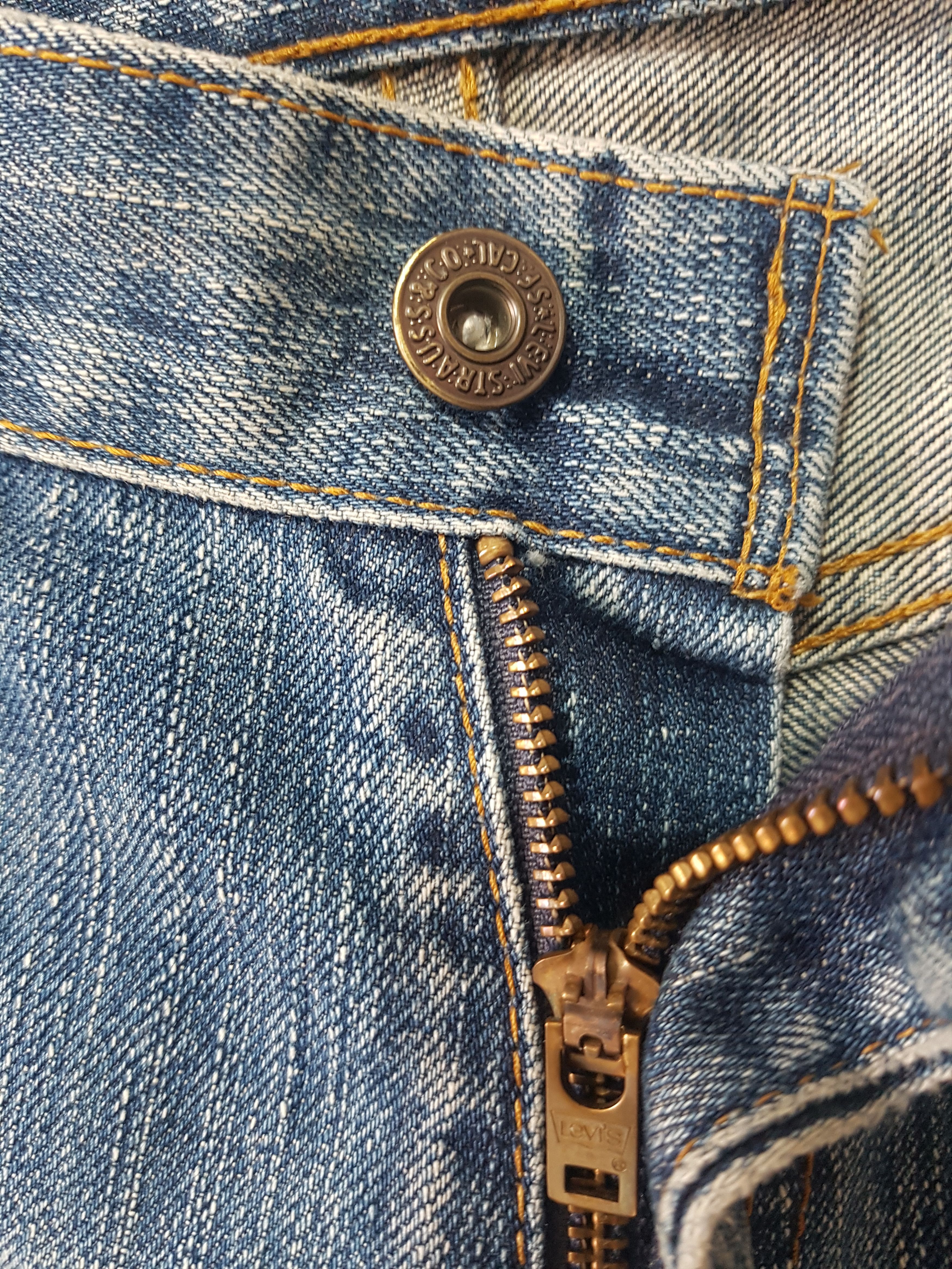 Levi's Vintage Levi's 503 Faded Distressed Jeans Size US 31 - 4 Thumbnail