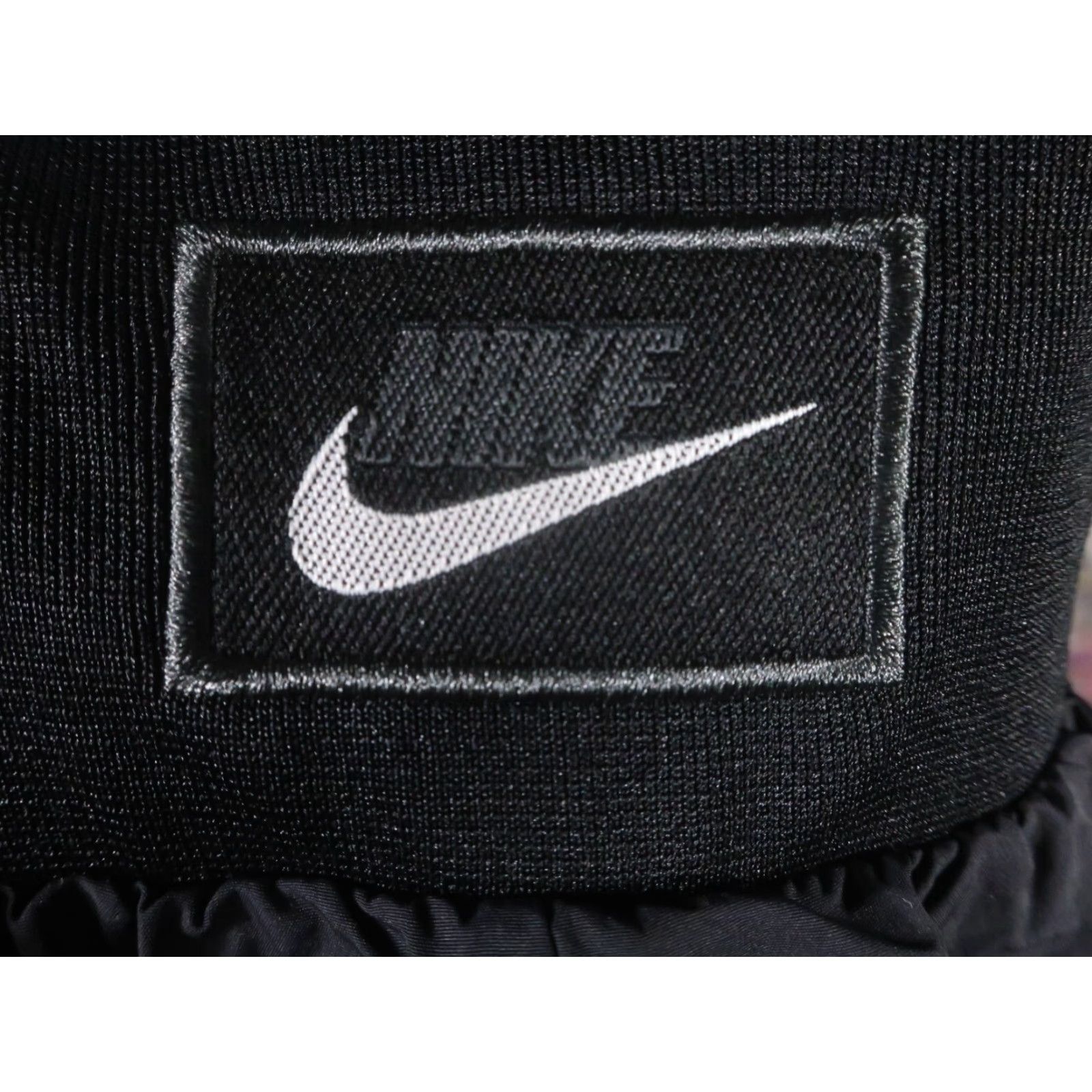 Nike Nike Icon Clash Pants Womens M Black Retro Wide-Leg Nylon Sweatpants (Activewear) Size 32" / US 10 / IT 46 - 6 Thumbnail