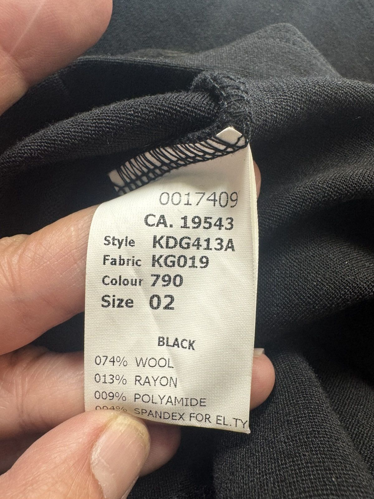 Michael Kors Michael Kors Wool Strapless Mini Dress Black Size 2 Size XS / US 0-2 / IT 36-38 - 8 Thumbnail