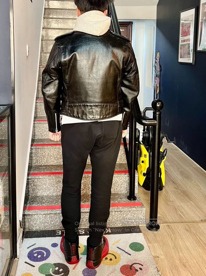 Schott Schott Leather coat Size US XXS / EU 40 - 7 Thumbnail