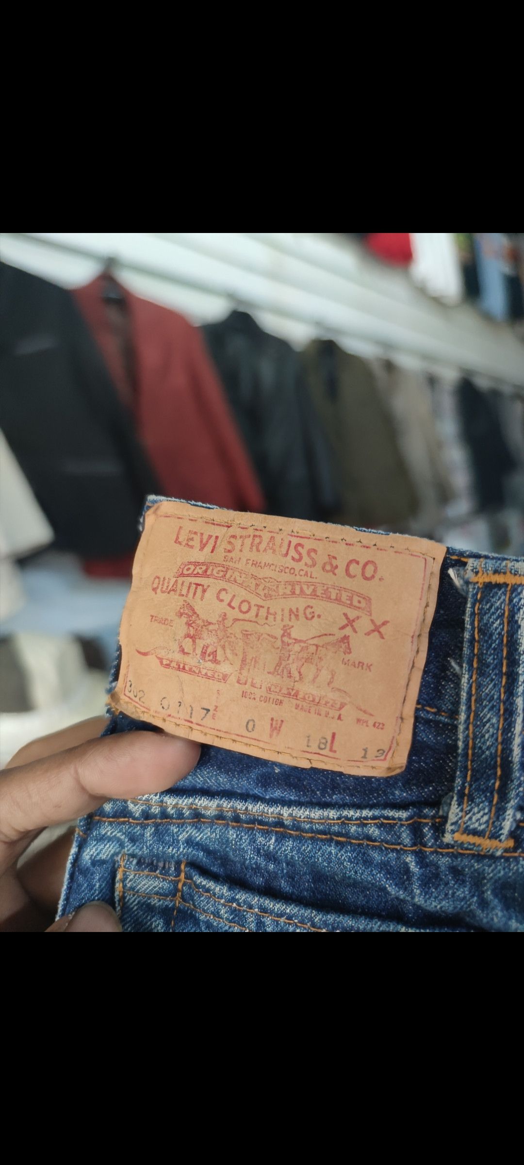 Levi's × Vintage VINTAGE 60S LEVI'S STRAUSS TODDLER SIZE 0 SELVEDGE JEAN Size US 26 / EU 42 - 3 Thumbnail
