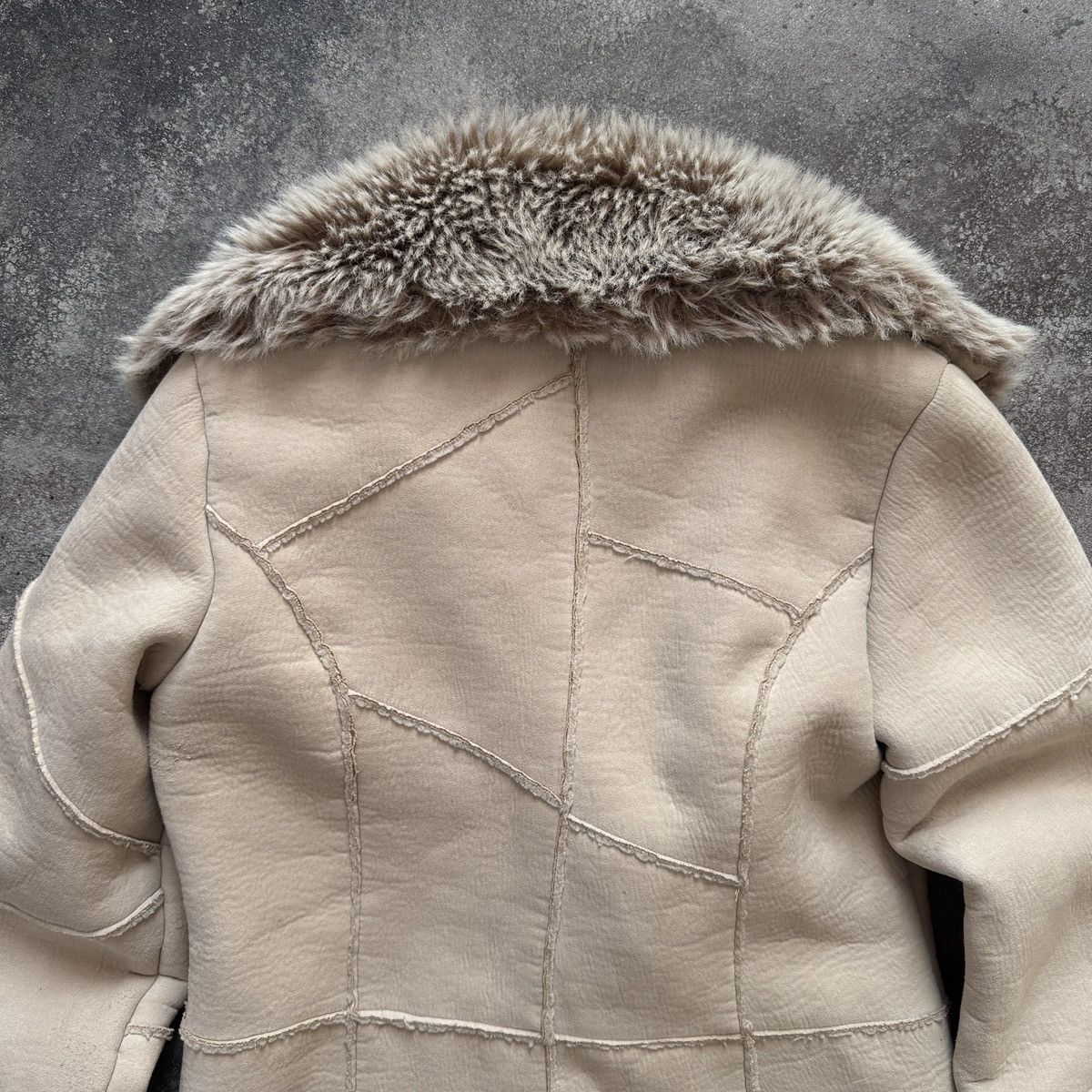 Hysteric Glamour Y2K Boho Shearling Style Faux Fur Coat Jacket Size M / US 6-8 / IT 42-44 - 10 Thumbnail