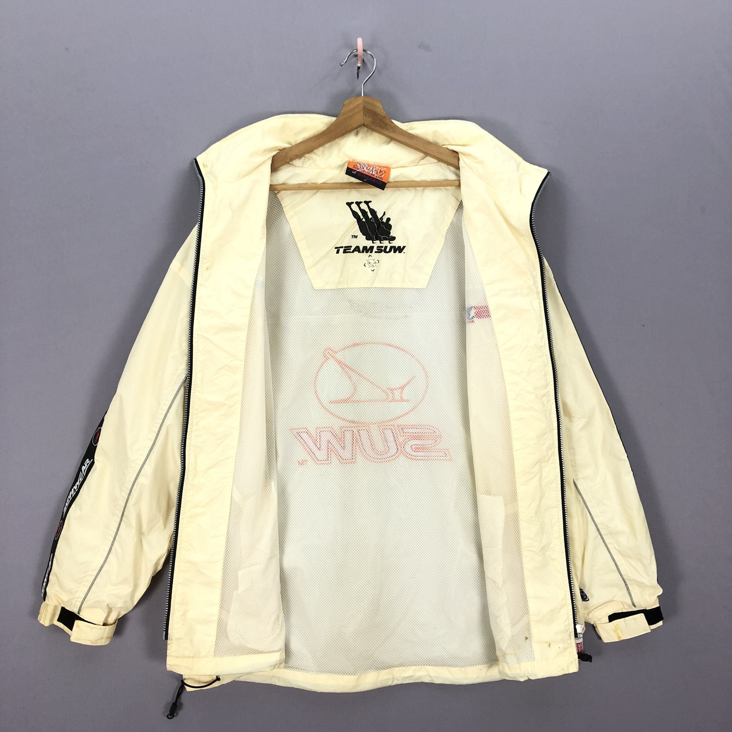 Japanese Brand × Vintage Vintage 90s Suw Gear Hoodie Windbreaker Jacket Size US XXL / EU 58 / 5 - 15 Thumbnail