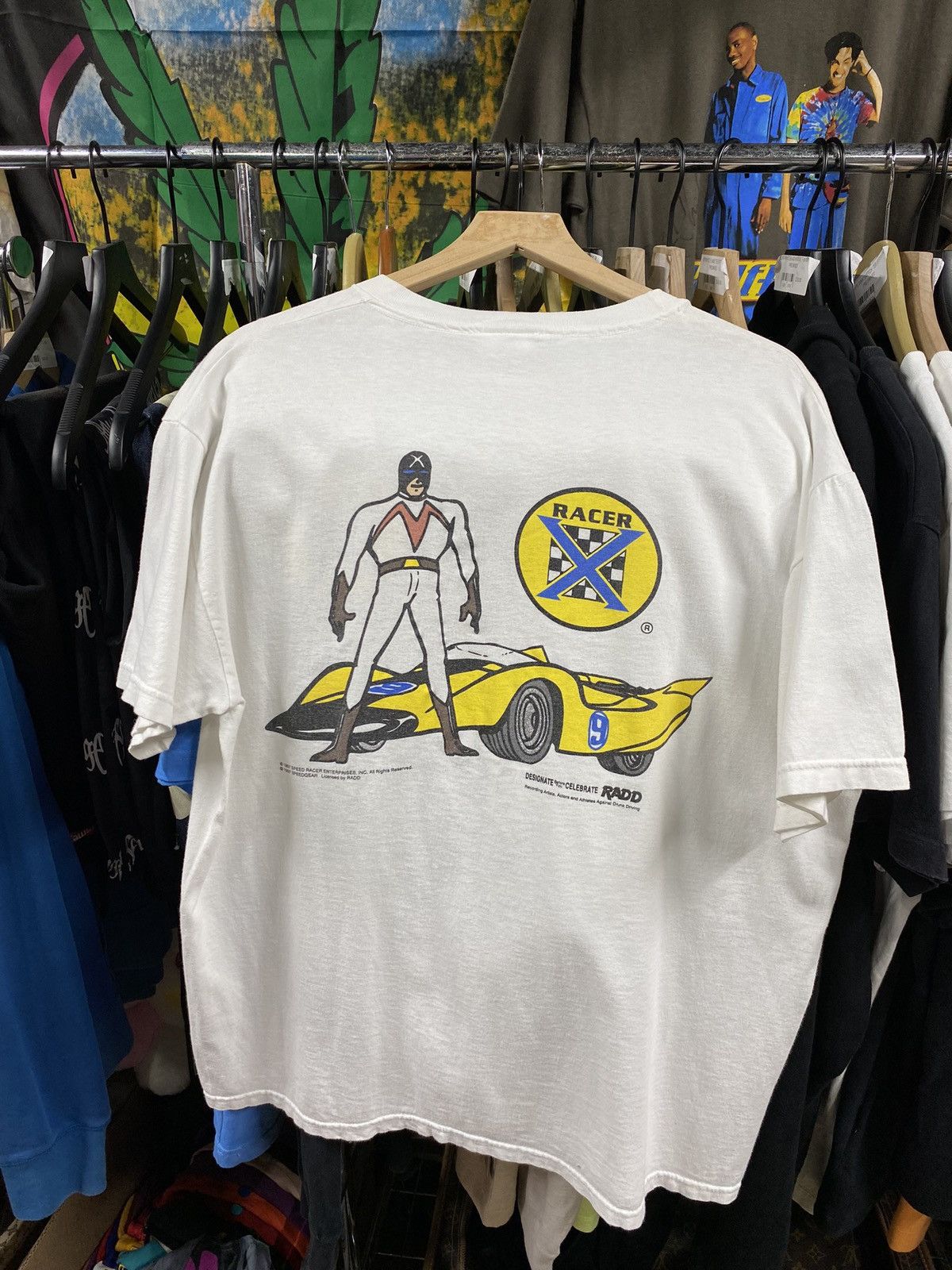 Cartoon Network 90’s Vintage Speed Racer Cartoon Tee Shirt XLarge Size US XL / EU 56 / 4 - 2 Thumbnail