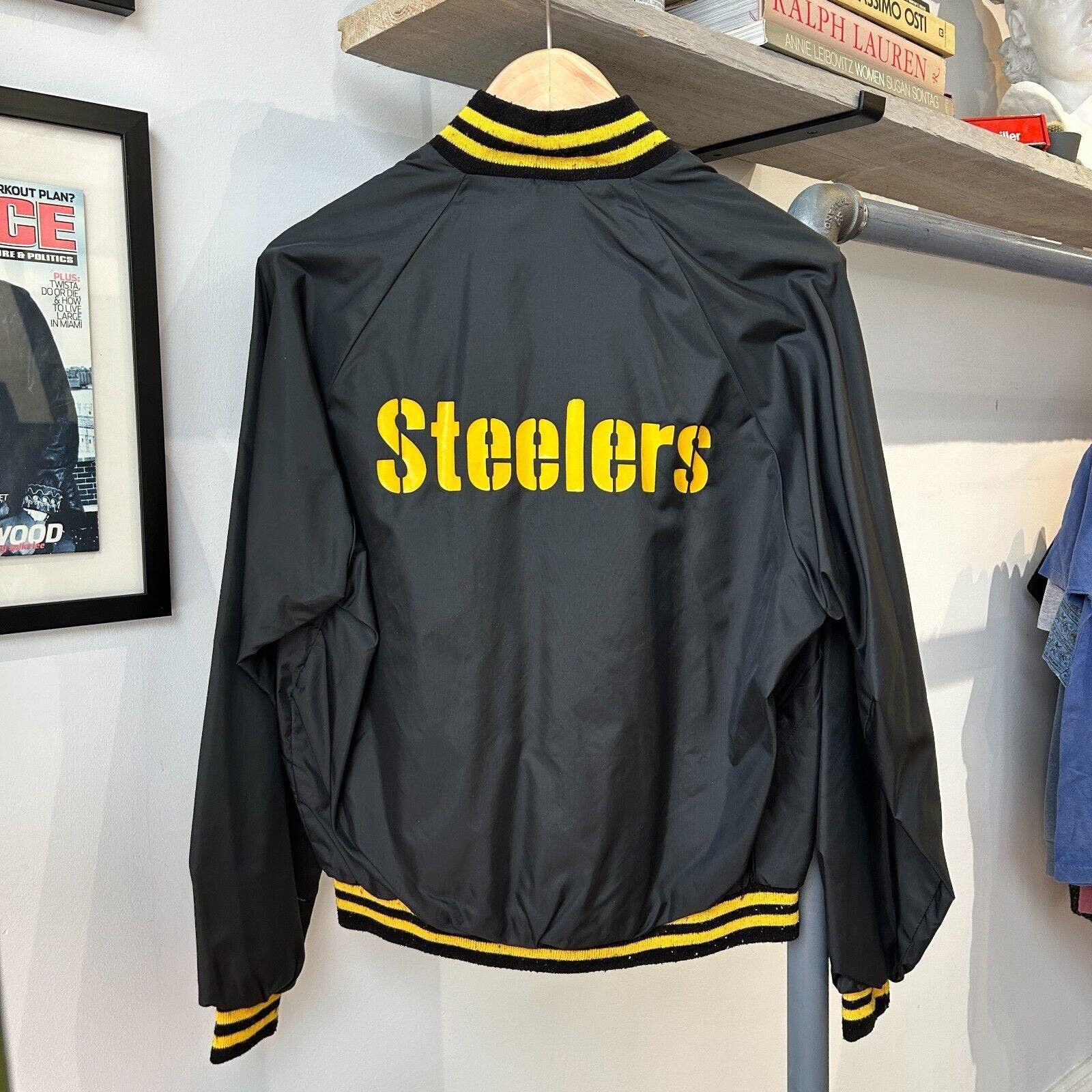 NFL VINTAGE 90s | Pittsburgh Steelers NFL Button Snap Jacket M Size US M / EU 48-50 / 2 - 5 Thumbnail