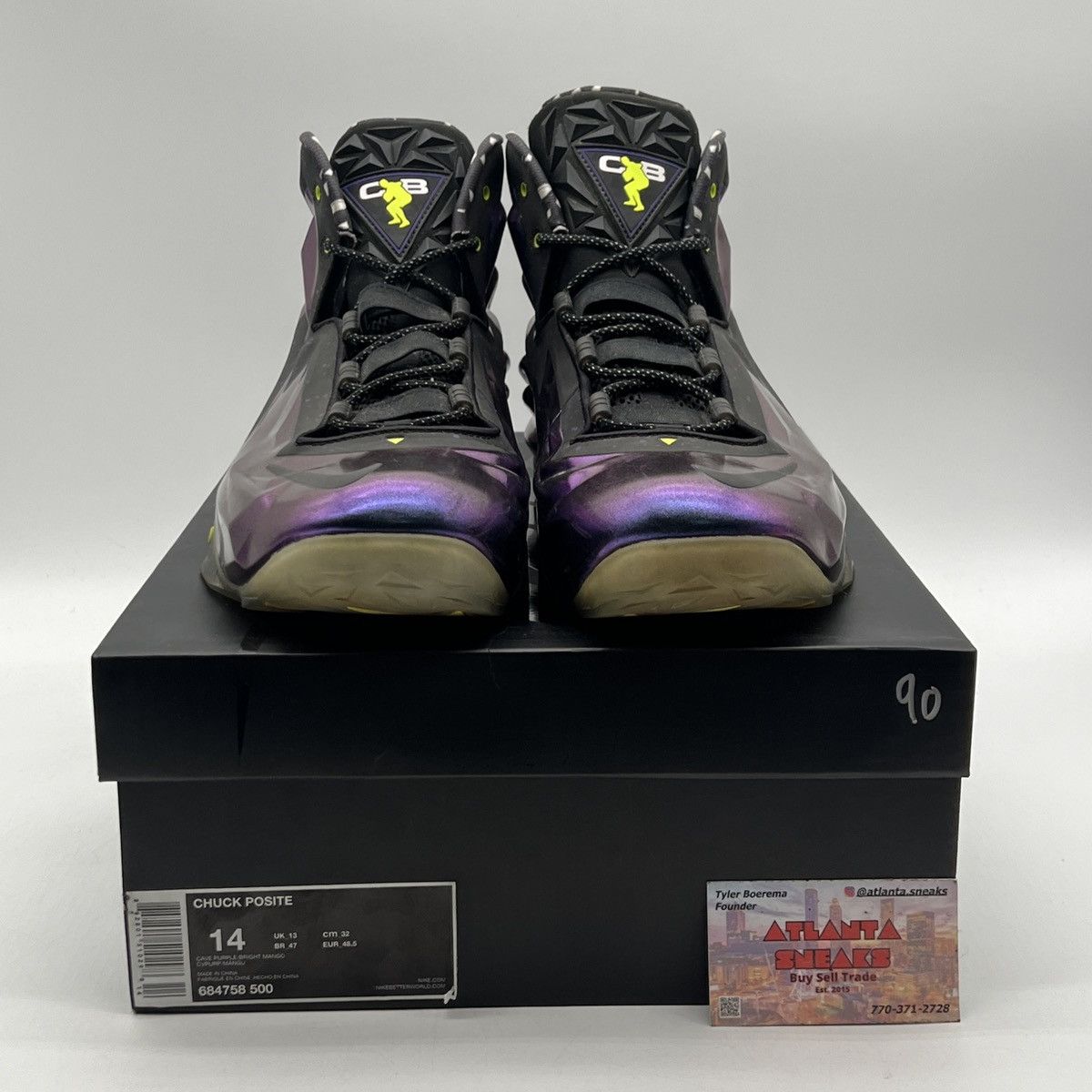 Nike Chuck posite cave purple Size US 14 / EU 47 - 2 Thumbnail