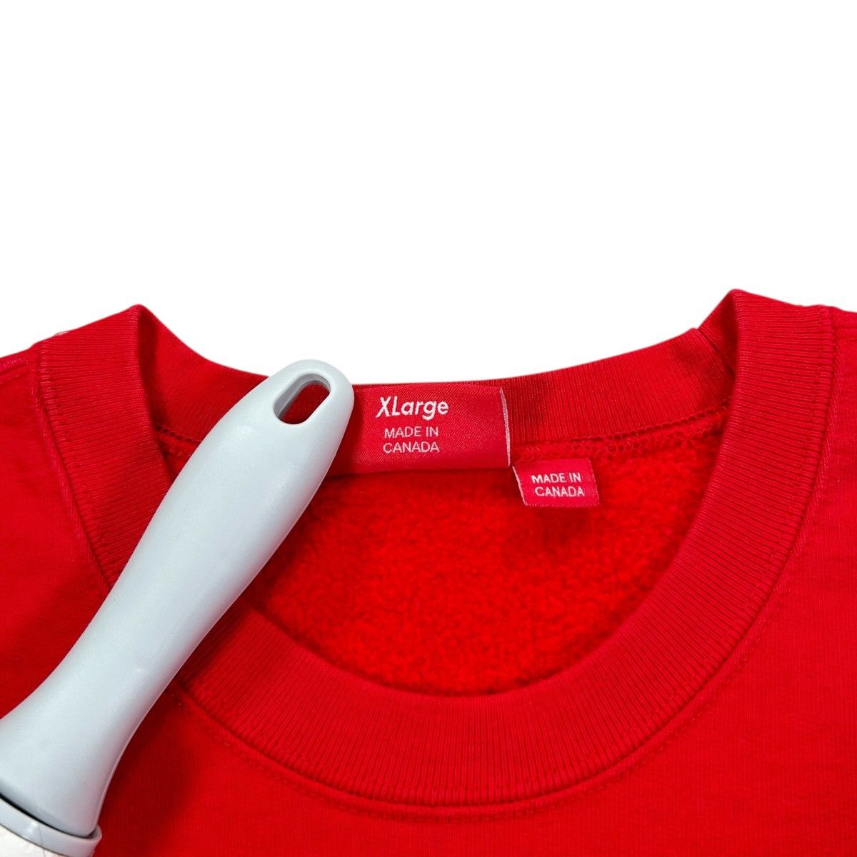 Futura × Supreme Supreme FW20 Red & White Futura Logo Crewneck Sweatshirt Size US XL / EU 56 / 4 - 4 Thumbnail