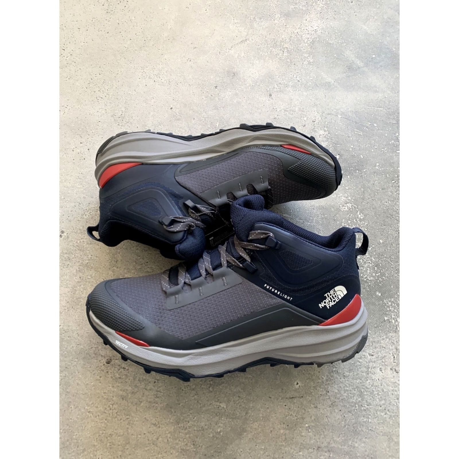 The North Face THE NORTH FACE VECTIV EXPLORIS 2 MID FUTURELIGHT BOOTS Men US14 48 Gray Hiking Waterproof Boot Mens Size US 13 / EU 46 - 4 Thumbnail