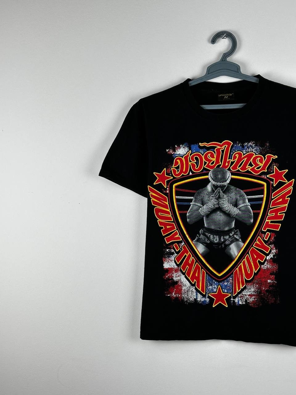 Japanese Brand × Vintage Vintage Muay Thai Boxing Sport Twins T Shirt Size US M / EU 48-50 / 2 - 2 Thumbnail